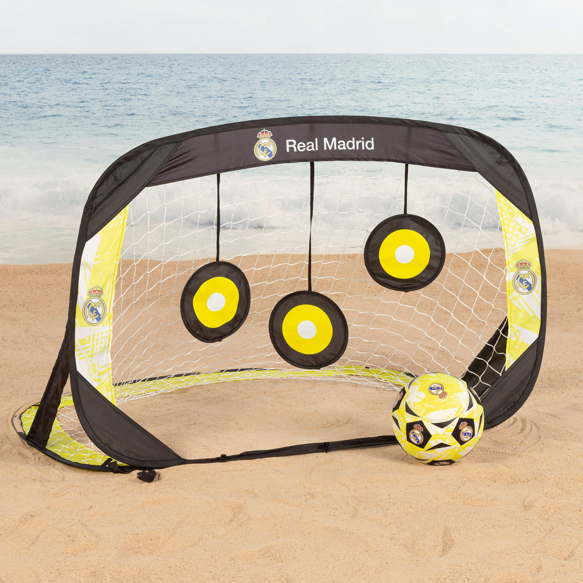Real Madrid Porta pop-up 4 in 1 con bersaglio per freccette 120x80x80 cm 5/7