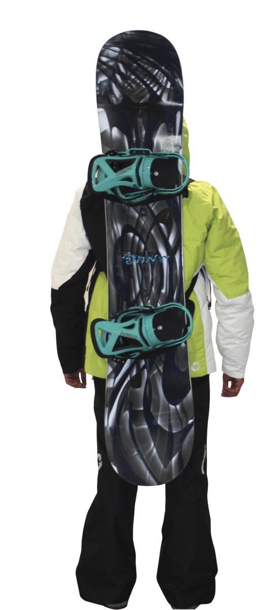 Handsfree systeem om je surf/snowboard op je rug te dragen Wantalis surfback 4/5