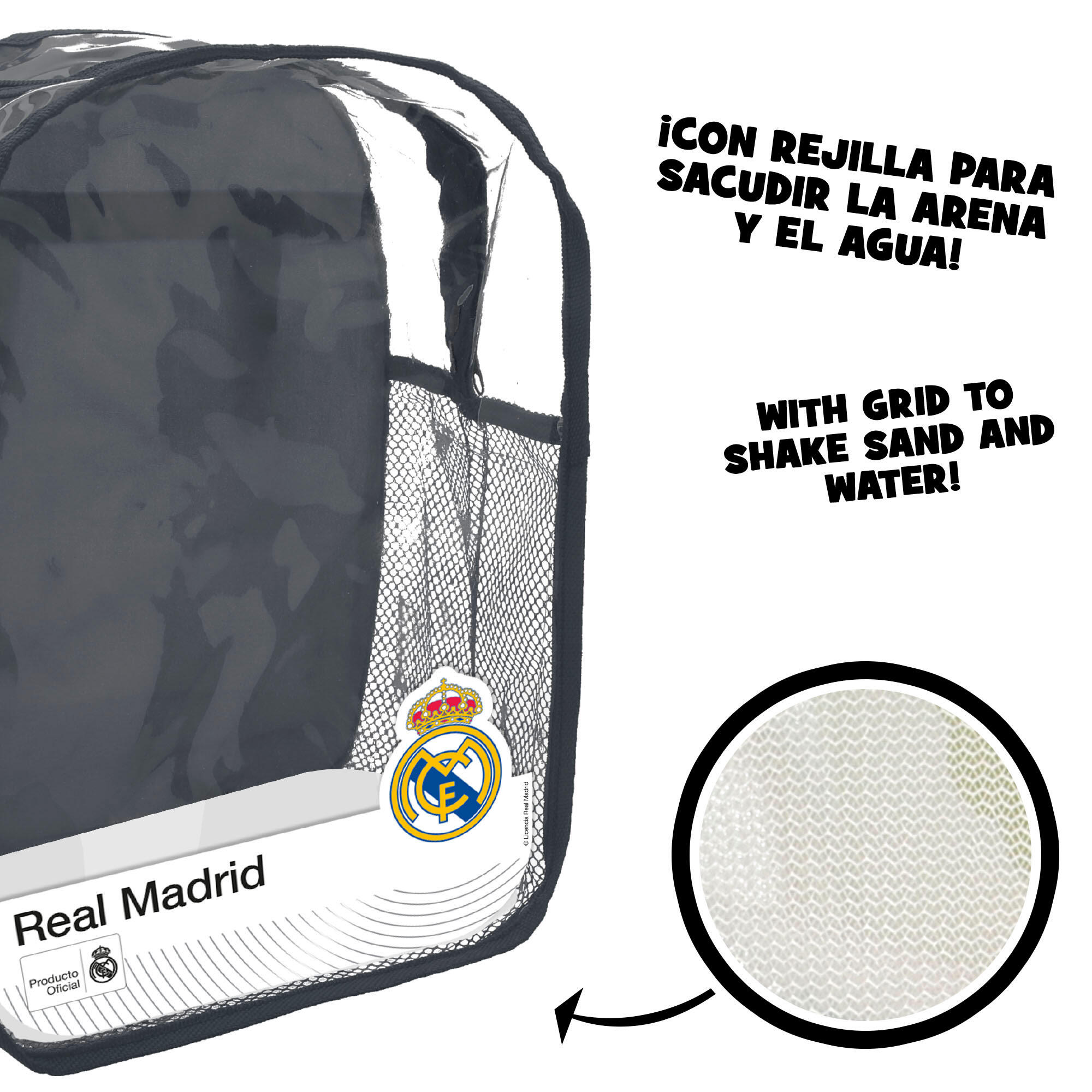 Real Madrid Beach Cube com acessórios e bola da equipa 3/7