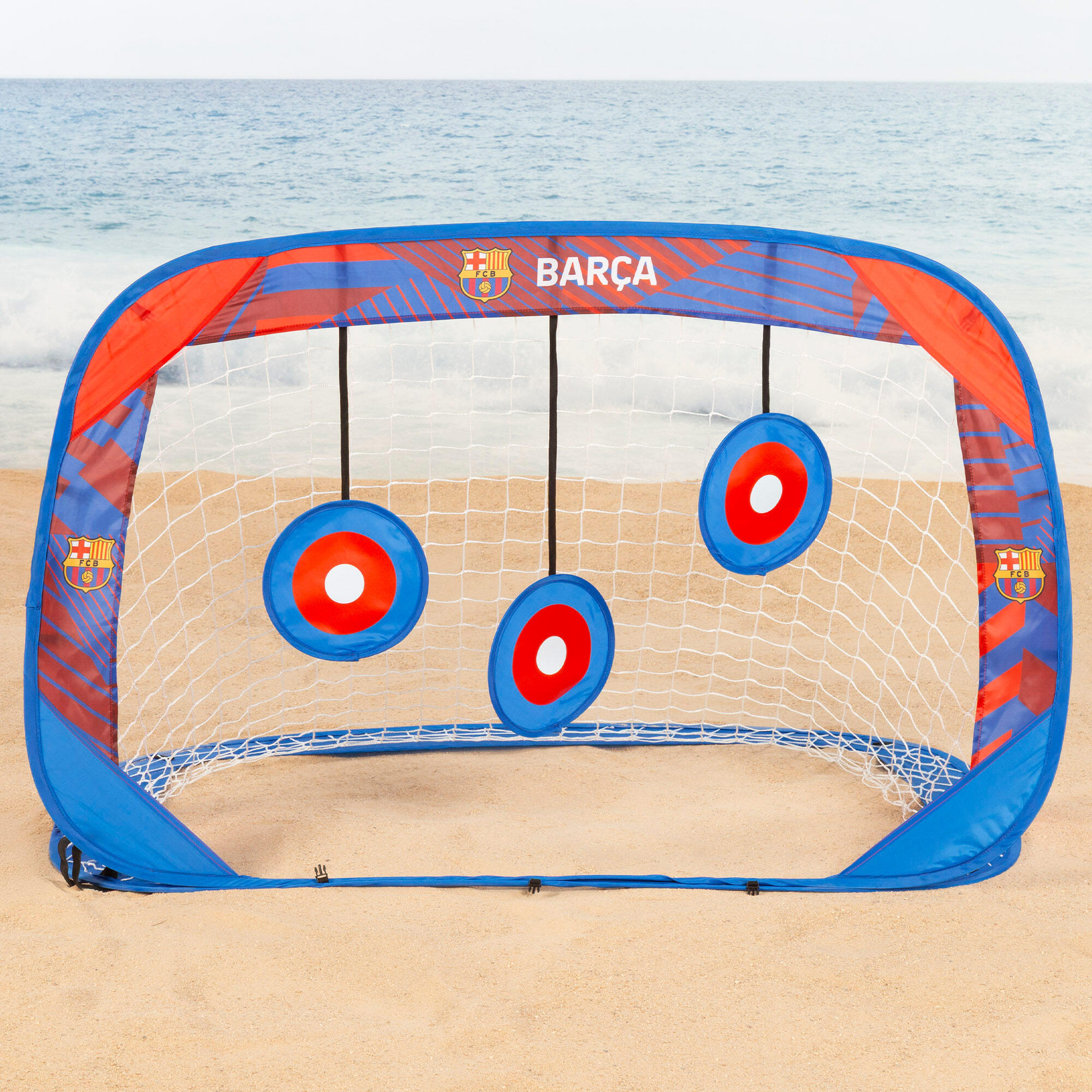 FC Barcelona 4 in 1 porta pop-up con bersaglio per freccette 120x80x80 cm 5/7
