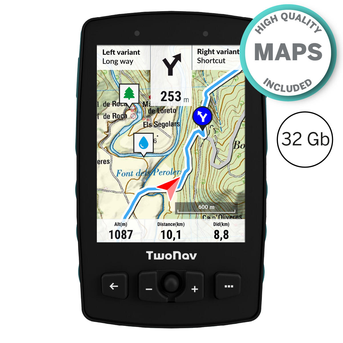 TWONAV GPS Aventura 2 Plus  (32 GB) TwoNav