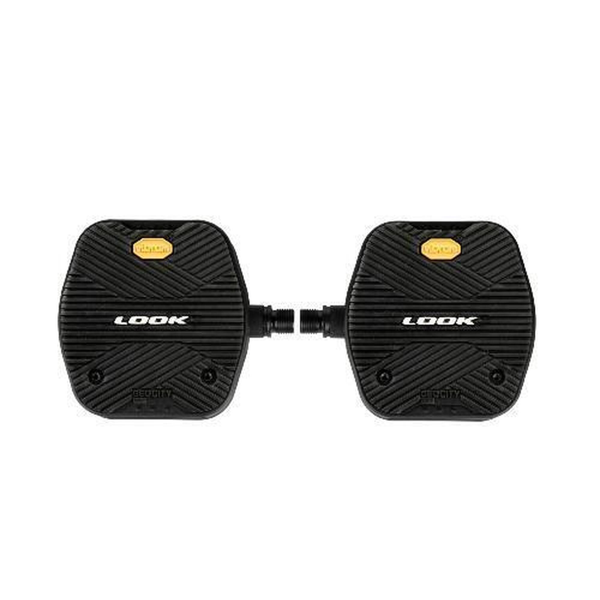 GEOCITY GRIP N Pédales vélo plates à grip VIBRAM - Noires      5669€    LOOK GEOCITY GRIP N Pédales vélo plates à grip VIBRAM - NoiresVendu exclusivement en ligne   