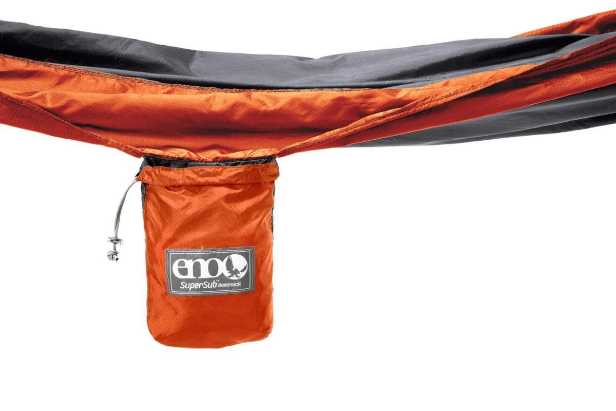 Hamak turystyczny ENO SuperSub Hammock - charcoal/orange 3/7