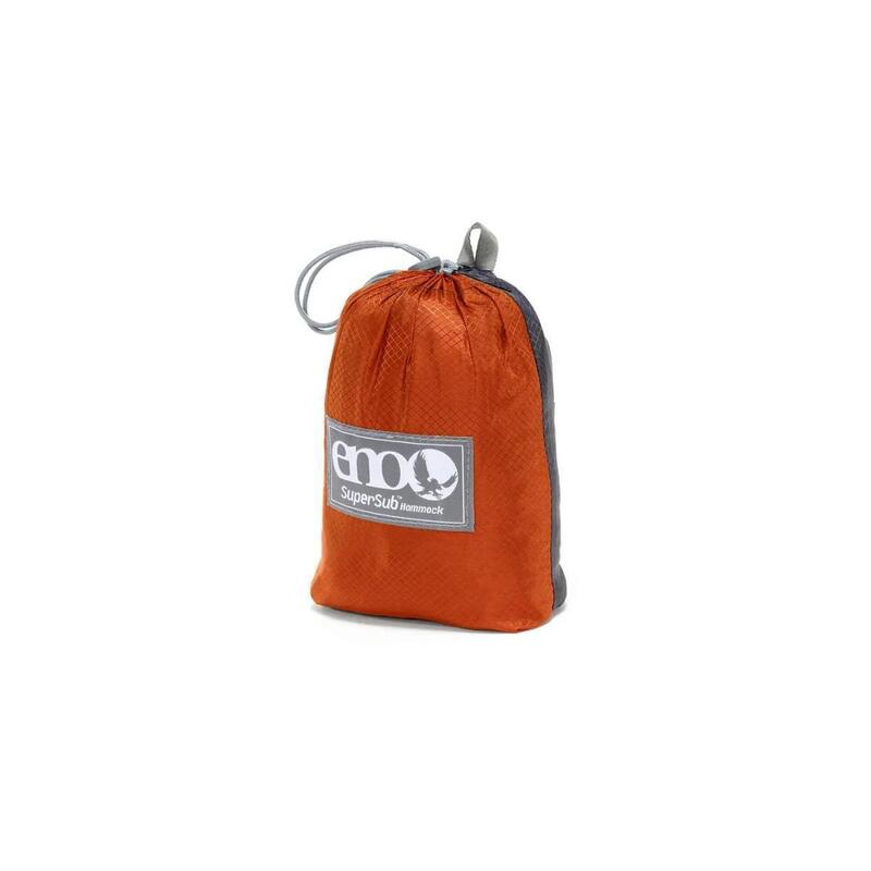 Hamak turystyczny ENO SuperSub Hammock - charcoal/orange