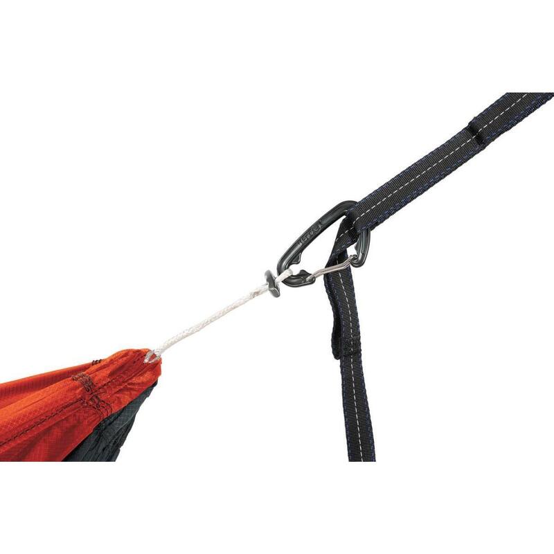 Hamak turystyczny ENO SuperSub Hammock - charcoal/orange