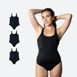 Lot 3 Maillot de Bain Menstruel Flux Modéré Ecowoman