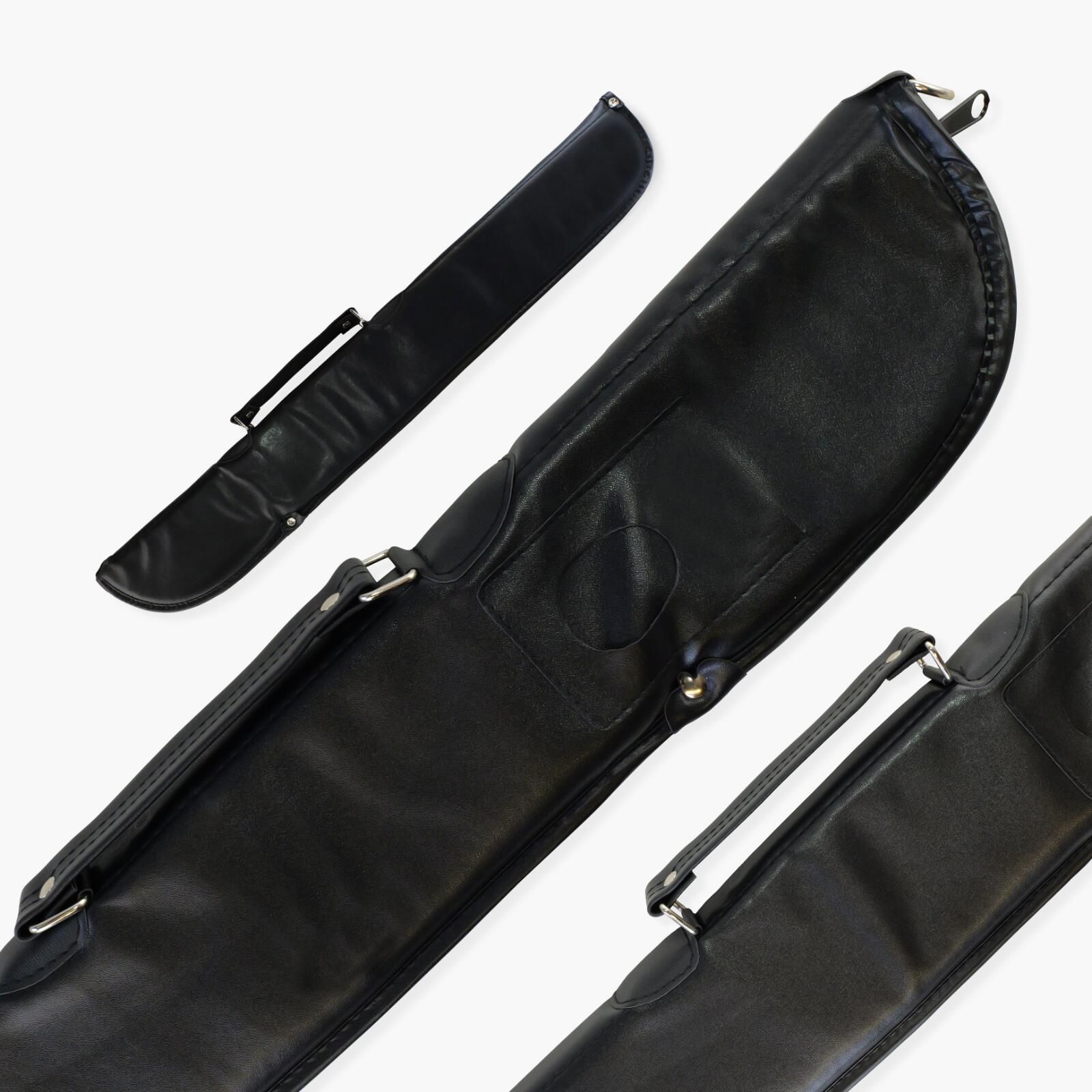 FUNKY CHALK Snooker Pool Cue Case 48 Inch 2 Piece Kids Heavy Duty Vinyl Soft