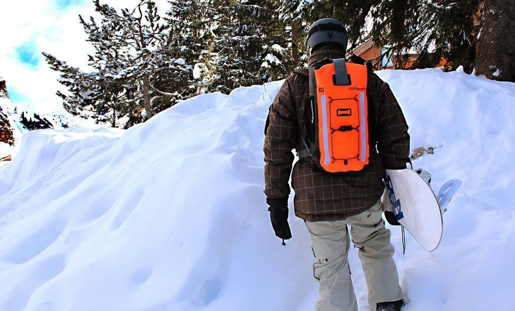 Pro-Vis 20 Litre Waterproof Backpack Orange 6/7