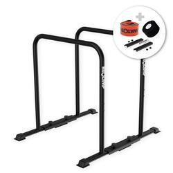 NEOLYMP Barres à Dips Station en acier pour dips & plus, intérieur/extérieur