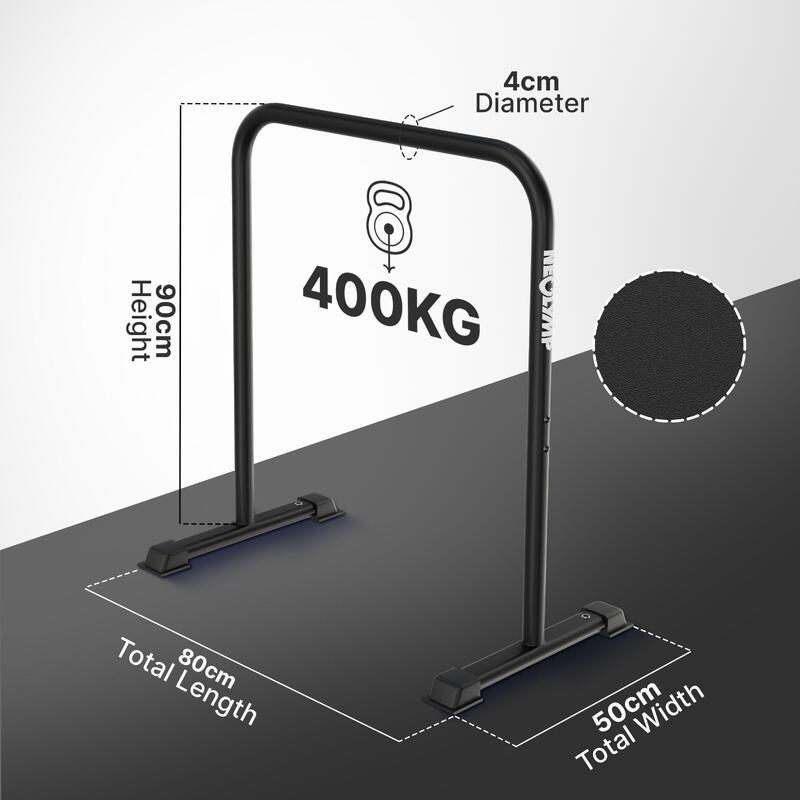 Sada dipů – výškově nastavitelná, protiskluzová, do 400 kg