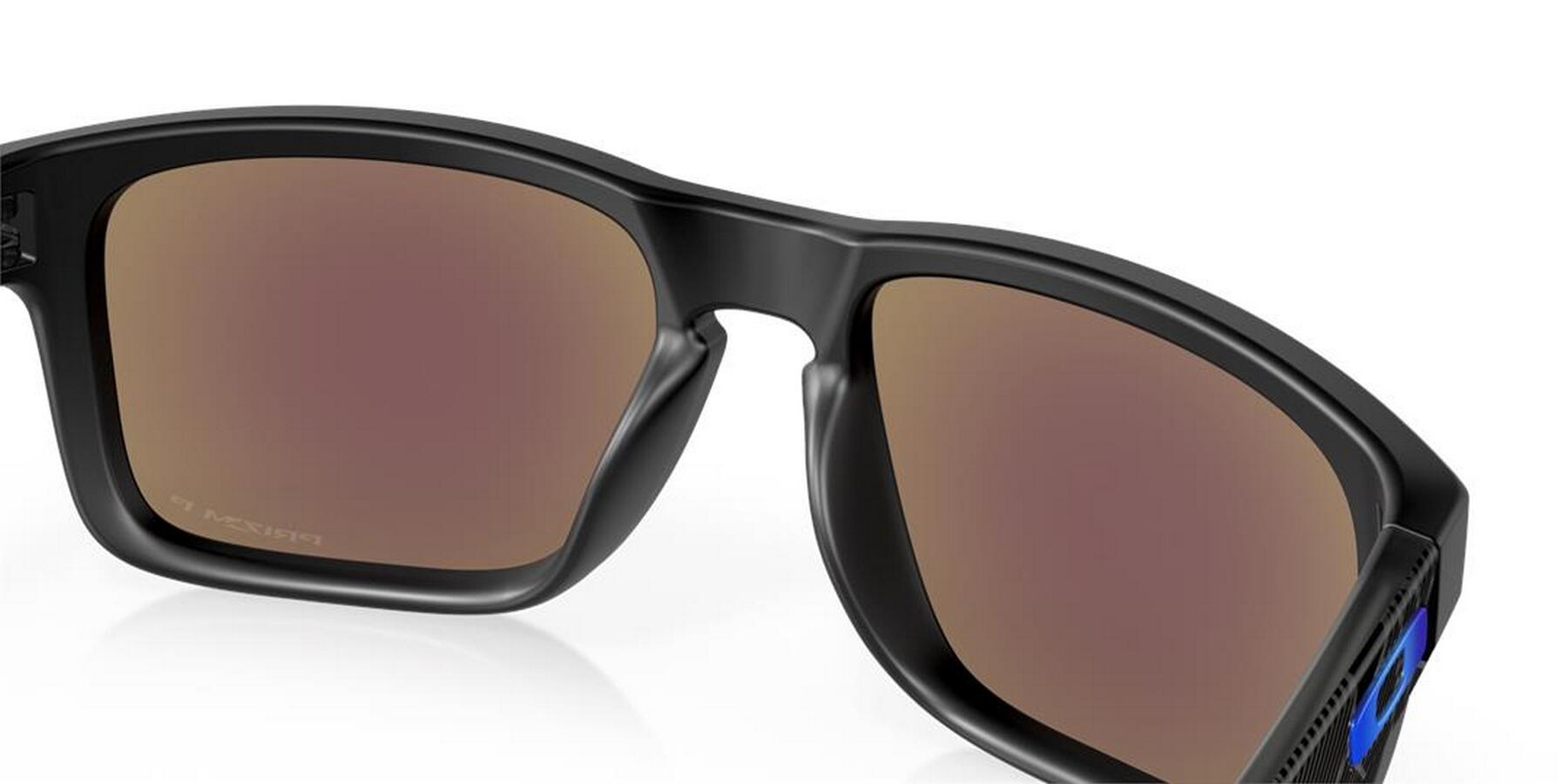Oakley Holbrook Masken-Sonnenbrille blau/schwarz mit Etui 4/7