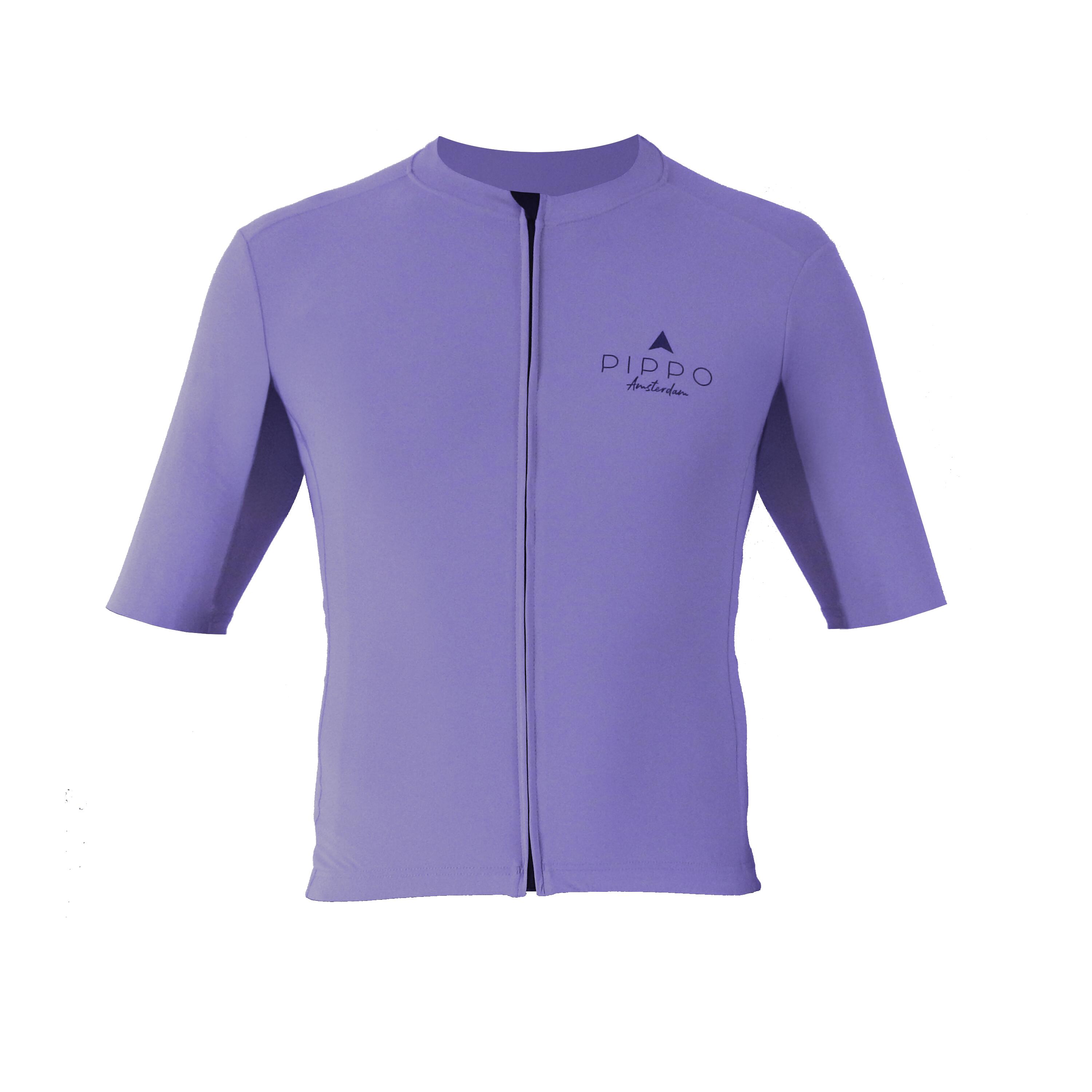 PIPPO AMSTERDAM Rennradtrikot Damen Violet - Mortirolo