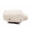 Selle de vélo Victoria avec ressorts chromés - crème
