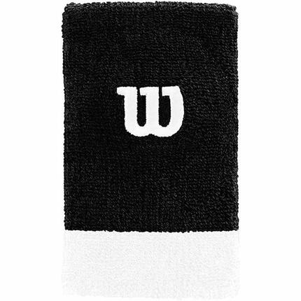 Muñequera Deportiva Wilson Extra Wide Negro