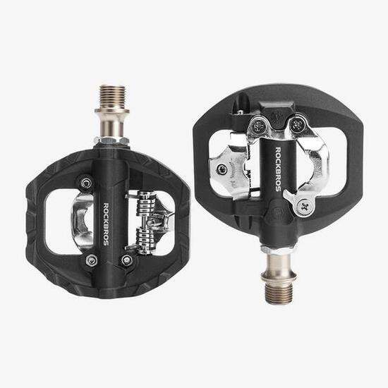Pedały dwustronne 2 w 1 (SPD i platforma) - ROCKBROS SPDM108