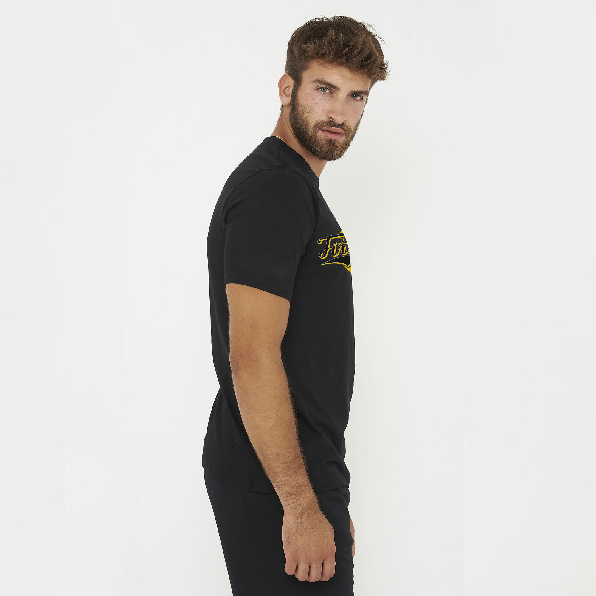 T-shirt in cotone FIRST CLASS bianca 3/6