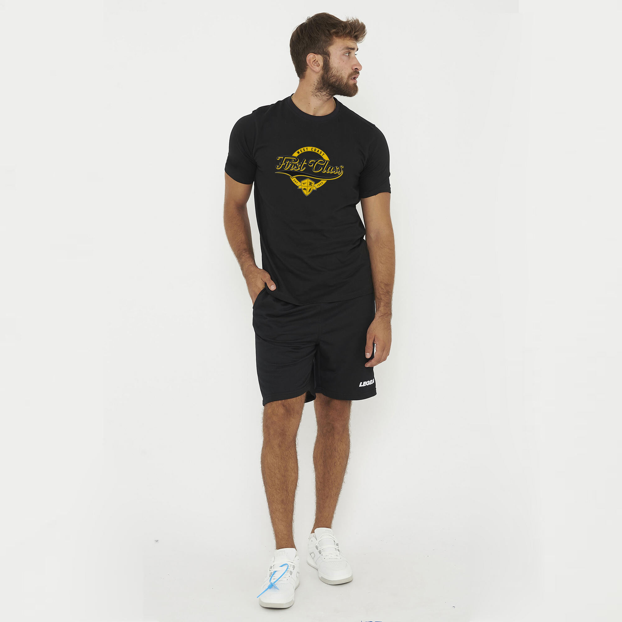 T-shirt in cotone FIRST CLASS bianca 5/6