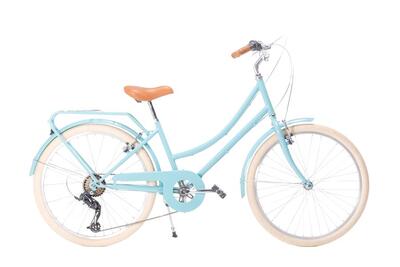 Kinderfiets (8-14 jaar) capri carolina 24” aquamarina 1v