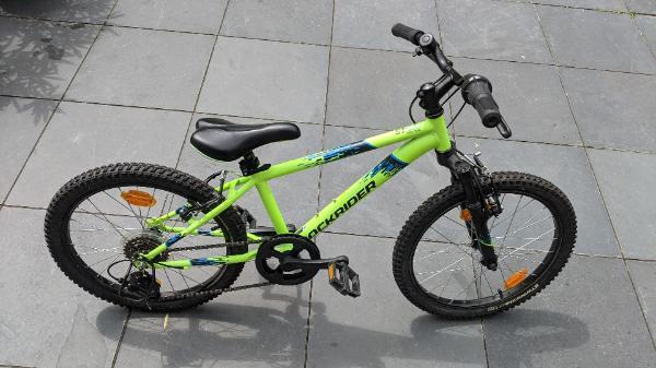 Entre Particuliers - VTT 6-9 ans 20" EXPL 500 jaune + 2/7