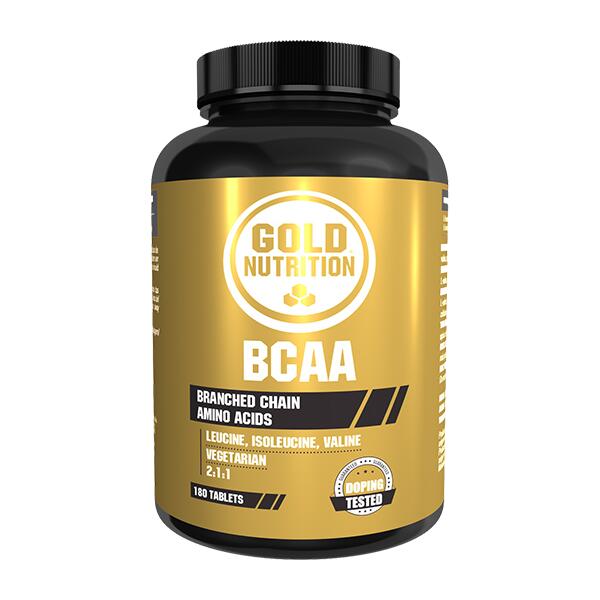 GOLD NUTRITION AMINOÁCIDOS ESSENCIAIS BCAA´S - 180 TABS