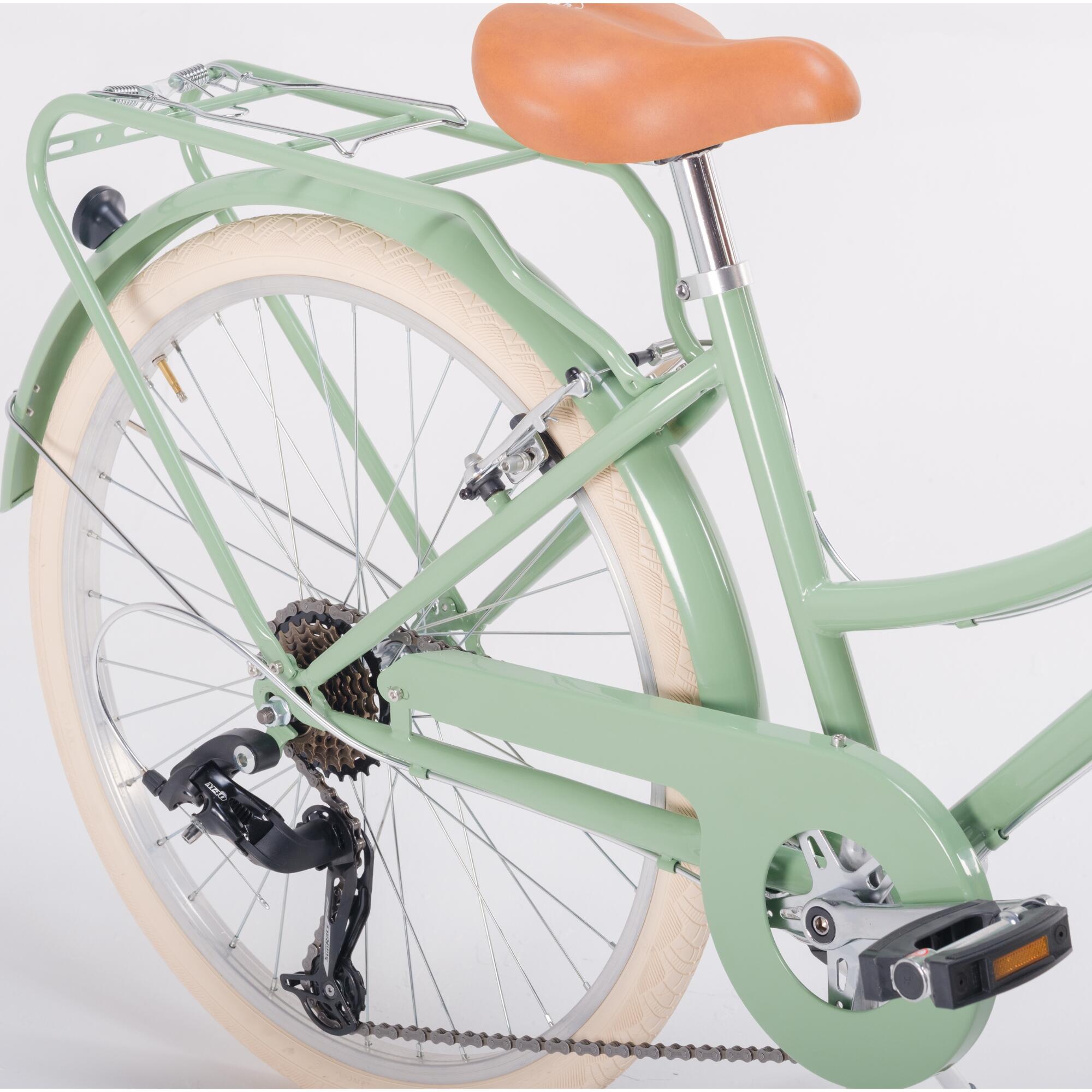 Bicicleta de criança (8-14 anos) Capri Carolina 24” Verde pastel 4/7
