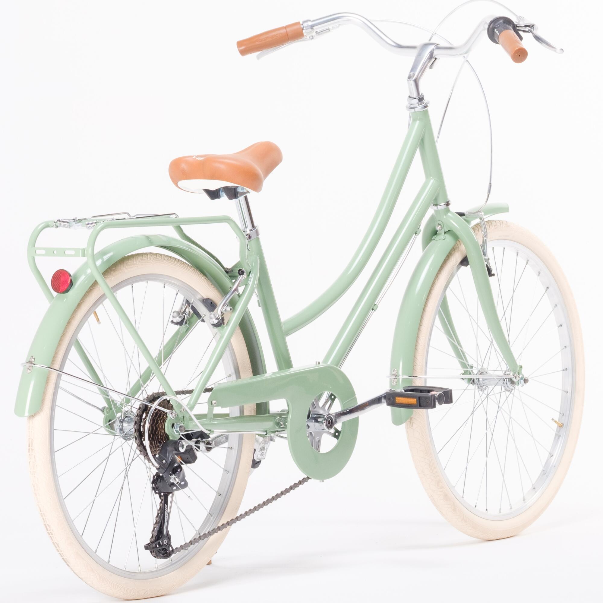 Bicicleta de criança (8-14 anos) Capri Carolina 24” Verde pastel 2/7