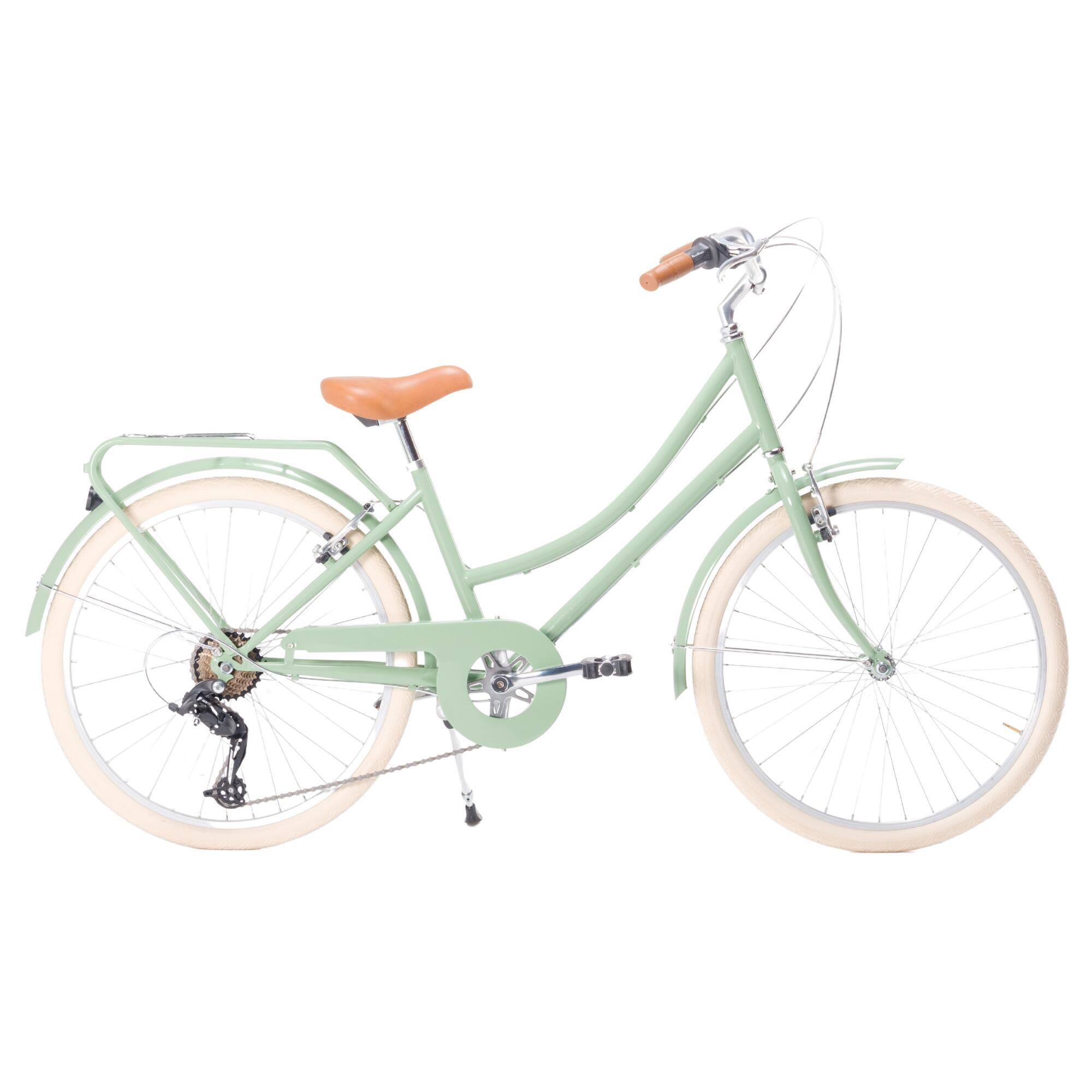 Bicicleta de criança (8-14 anos) capri carolina 24” verde pastel