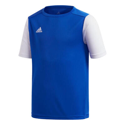 T-shirt kind adidas estro 19 blauw