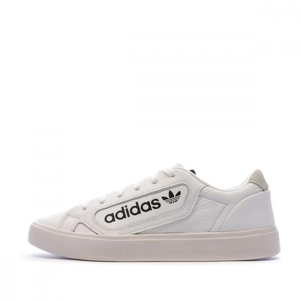 Baskets blanches femme Adidas Sleek 1/5