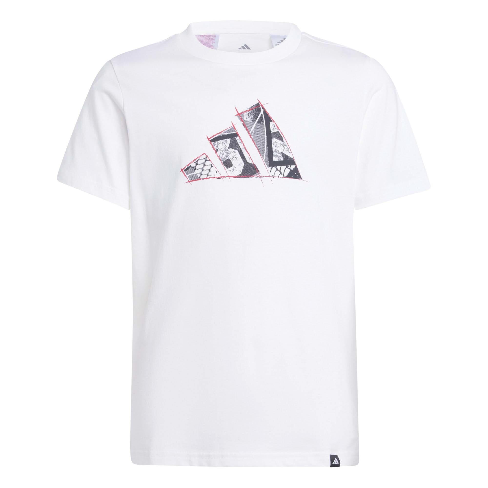 ADIDAS T-Shirt Unisex Bambini Adidas Codes Photoreal Logo Bianco