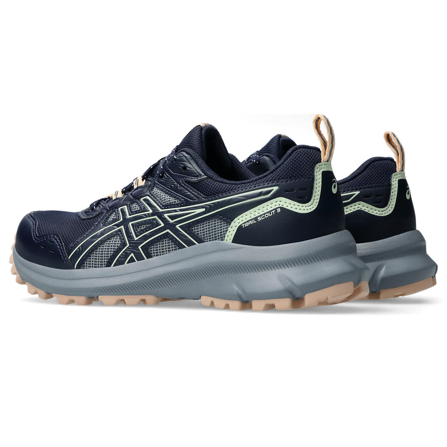 Chaussures De Randonnee Femme - ASICS Trail Scout 3 W - Midnight/Whisper 5/7