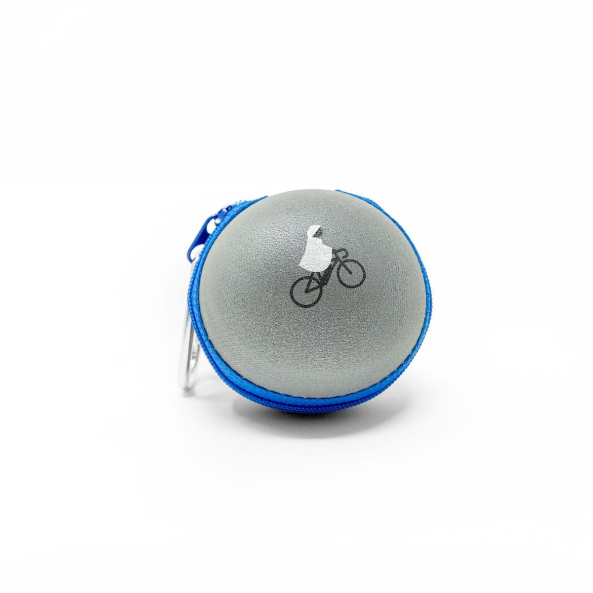 TOAD METEOR Reflektierende Kugel mit transparentem Regenponcho - Zip Blau