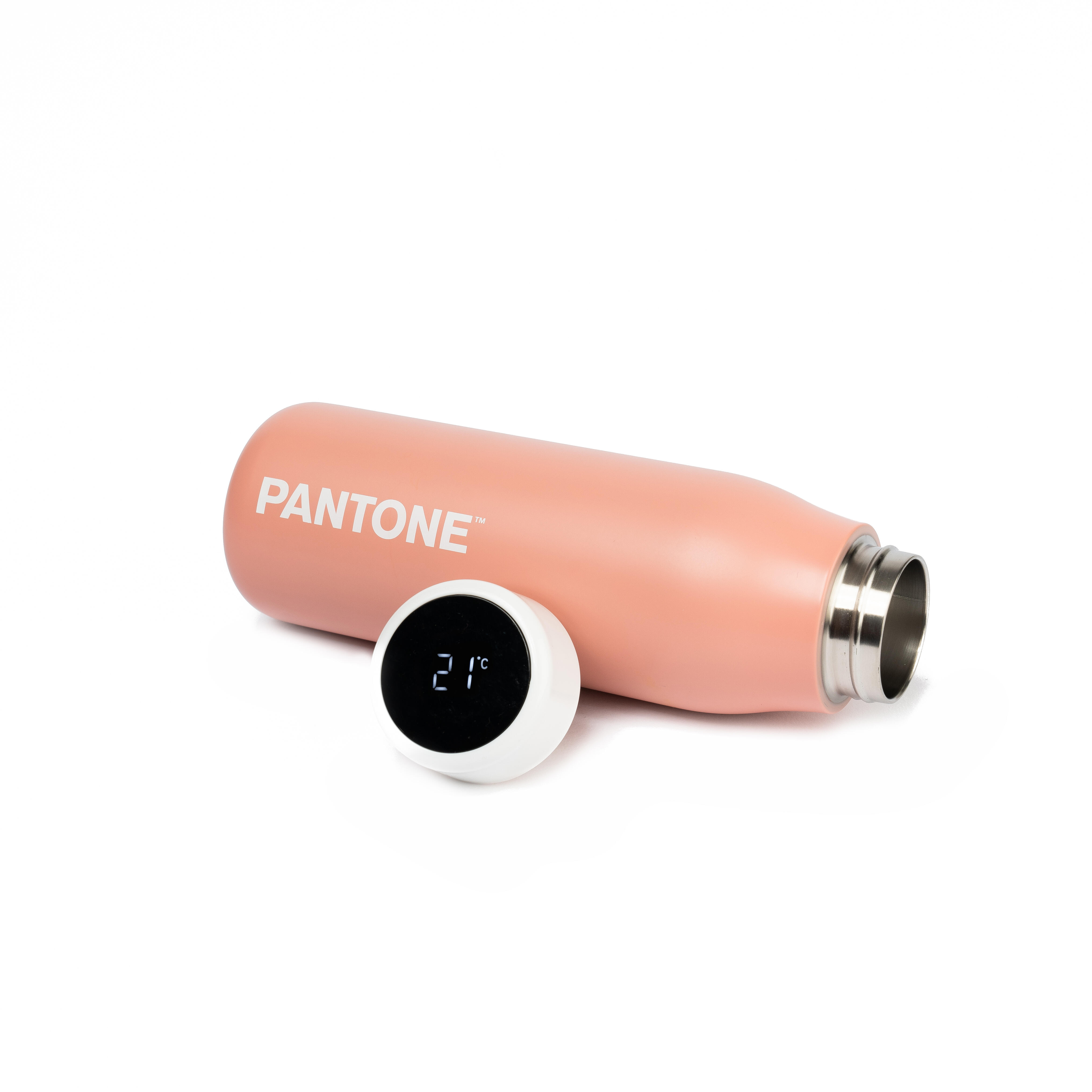 PANTONE Waterfles, dubbelwandig roestvrij staal met thermische functie, lekvrij, 500 ml, Blue 2150