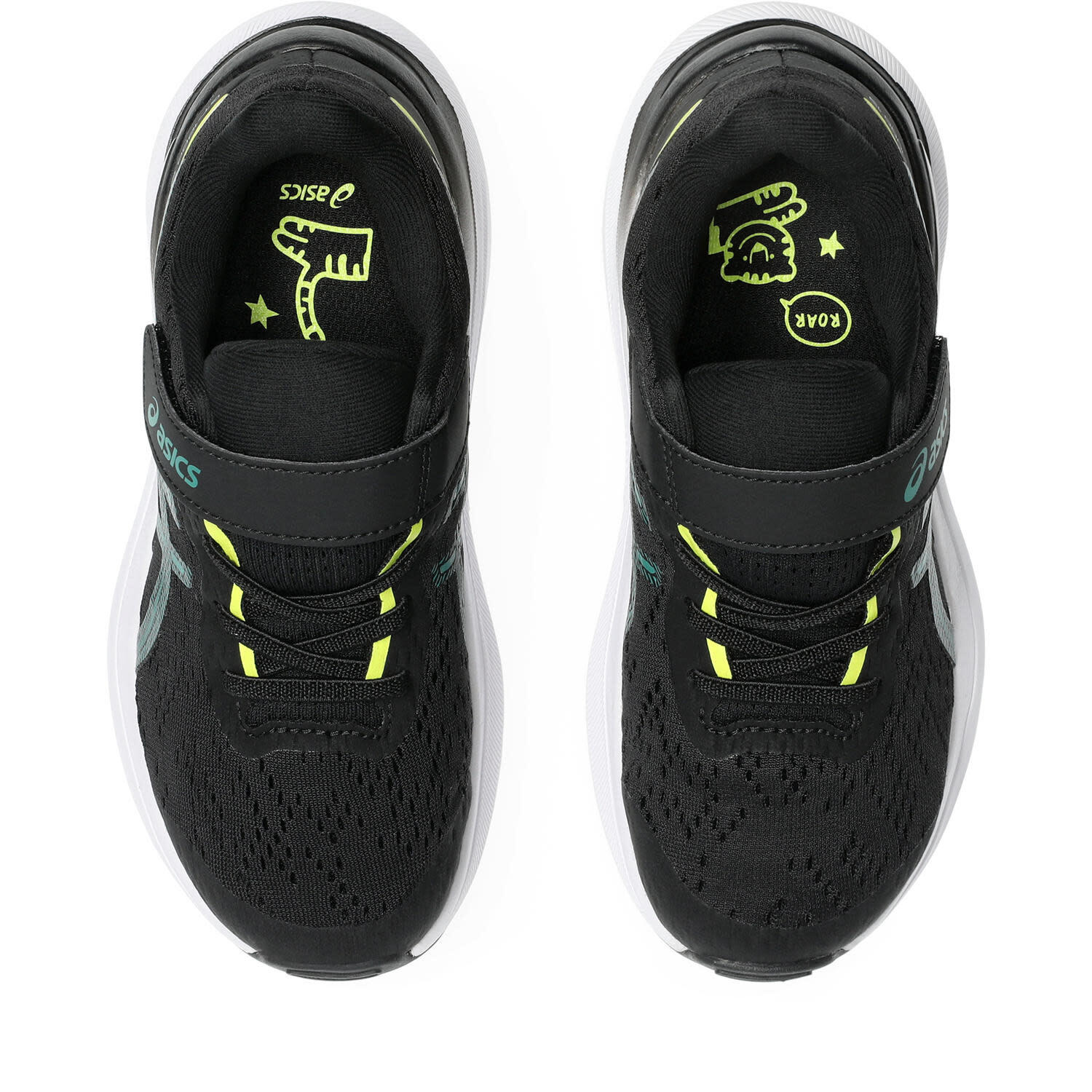 Chaussures De Running Enfants - ASICS GT-1000 13 PS - Black/Jasper 6/7