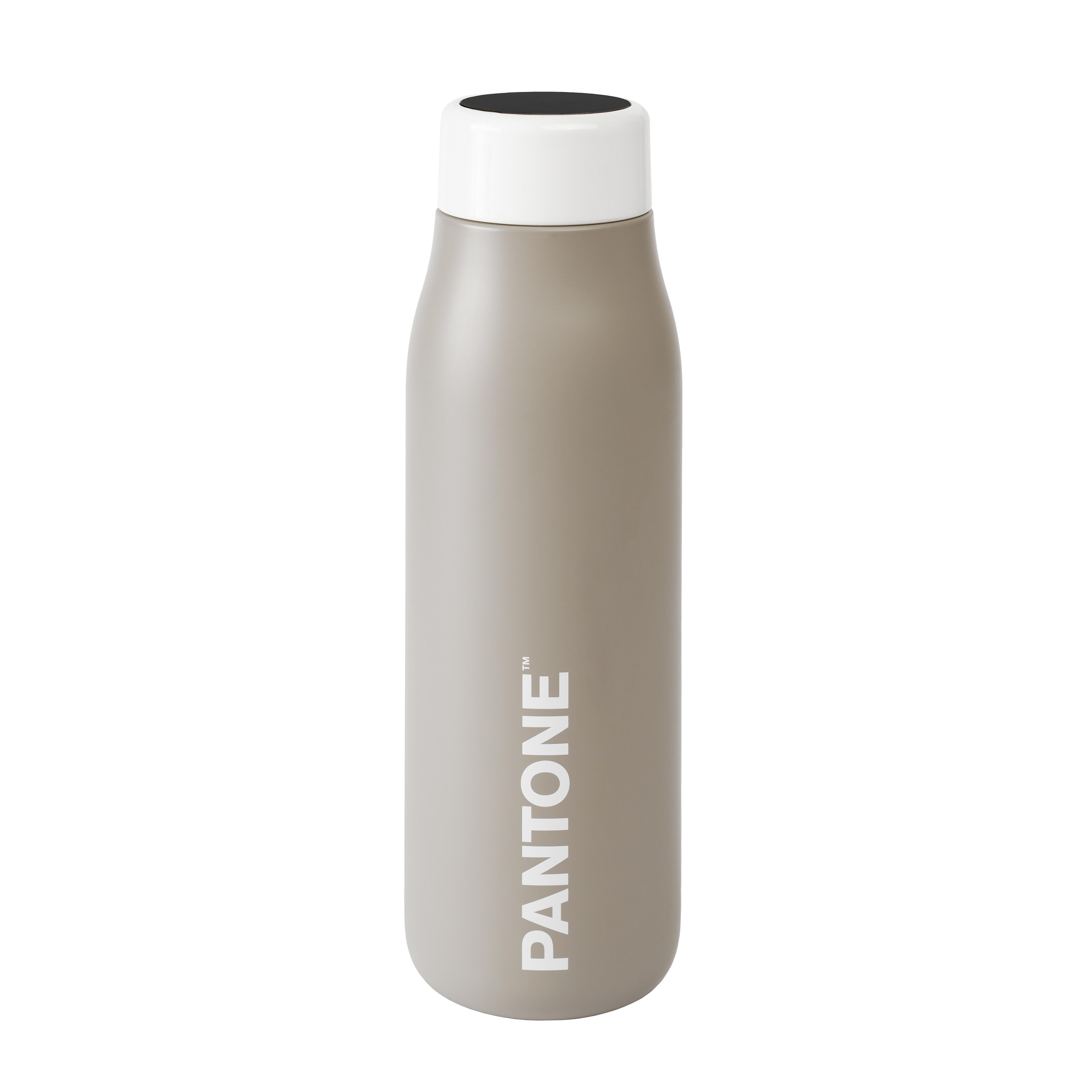 Pantone - Bouteille D'Eau Thermale Pantone Avec Indication De Température Gris Opale - Bouteille Isotherme - Gris - 500 Ml - Decathlon
