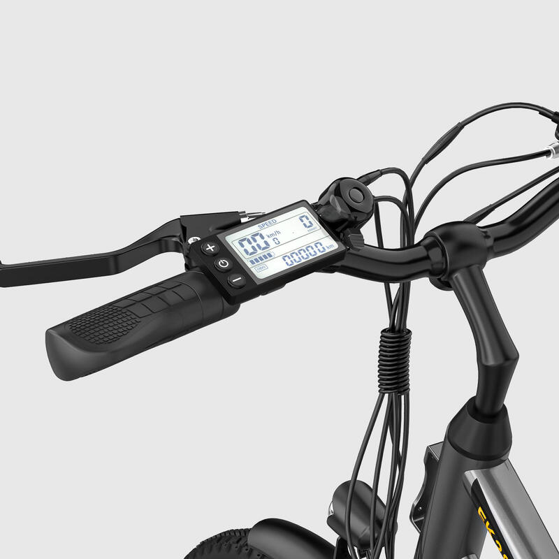 Vélo Electrique Adulte avec Pneu 28'' 36V13Ah APP EVERCROSS-EK28 Argent