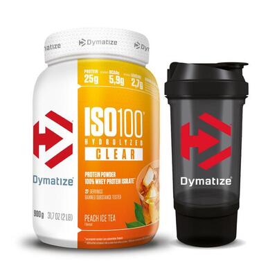 ISO 100 Clear (900g) + gratisshaker Peach Ice Tea