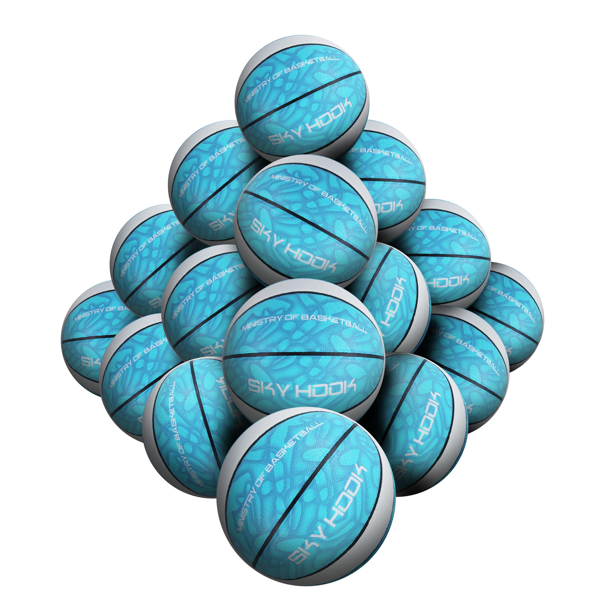 STRADIA "SKY HOOK" Basketball Premium PU – Pack of 20 with FREE Mesh Bag