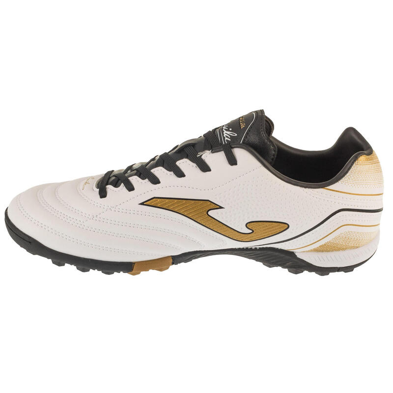 Ghete fotbal Joma Aguila 2502 Blanco Oro TF
