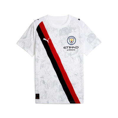 Camiseta KIDSUPER x MANCHESTER CITY Niño PUMA Neon Sun Black Orange