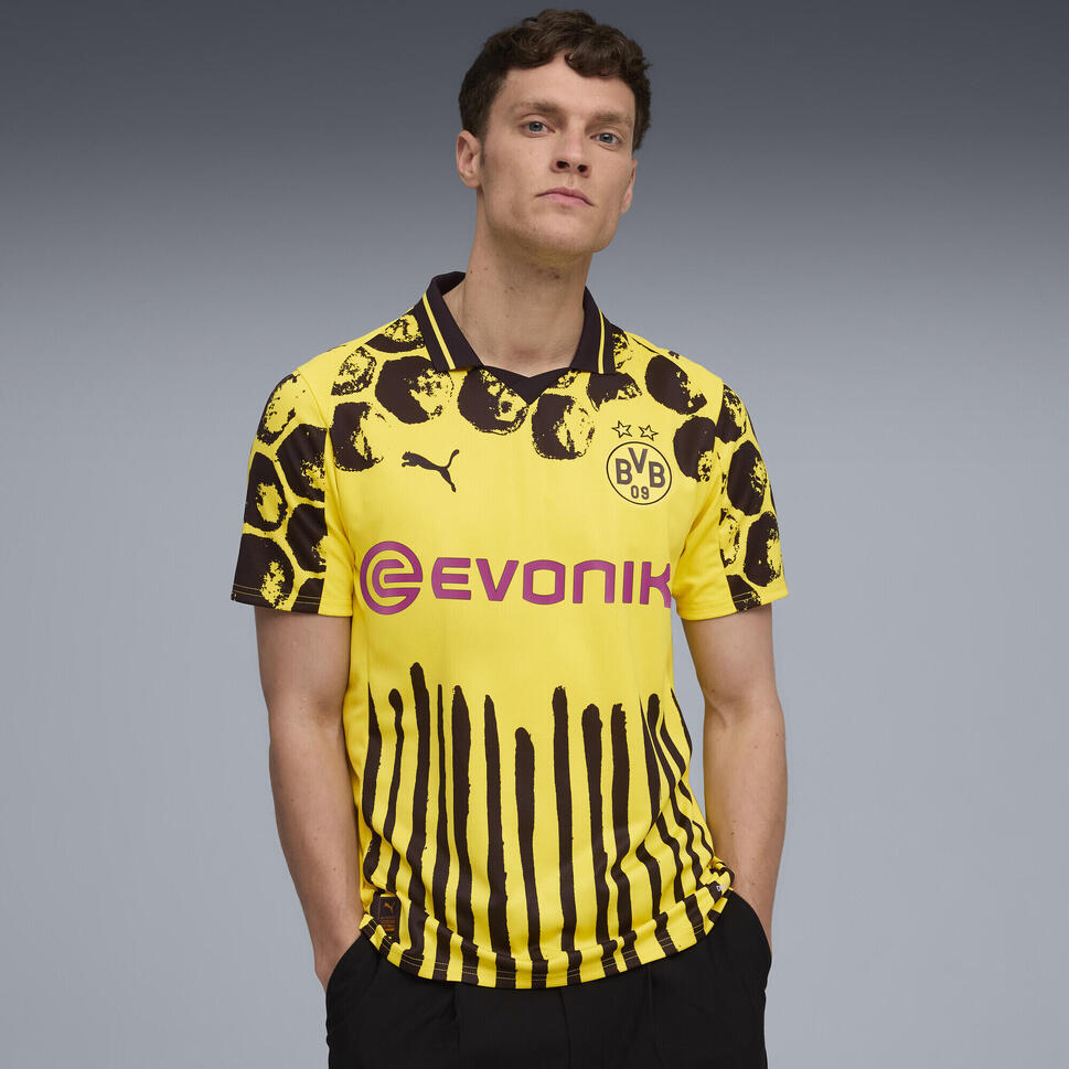 Męska koszulka KIDSUPER × BORUSSIA DORTMUND PUMA Faster Yellow Black