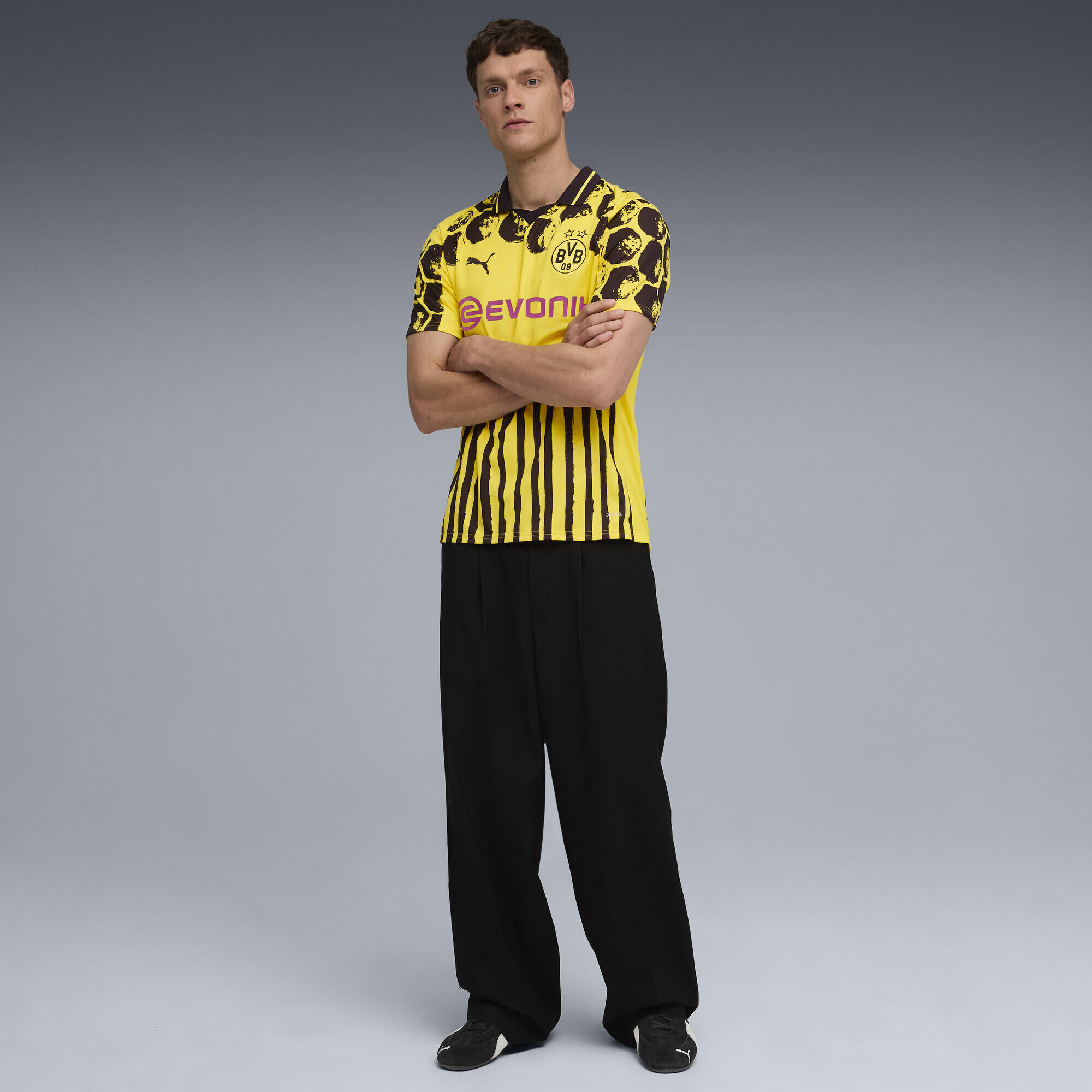 Pánské fotbalové tričko krátký rukáv regular Kidsuper X Borussia Dortmund PUMA 4/7