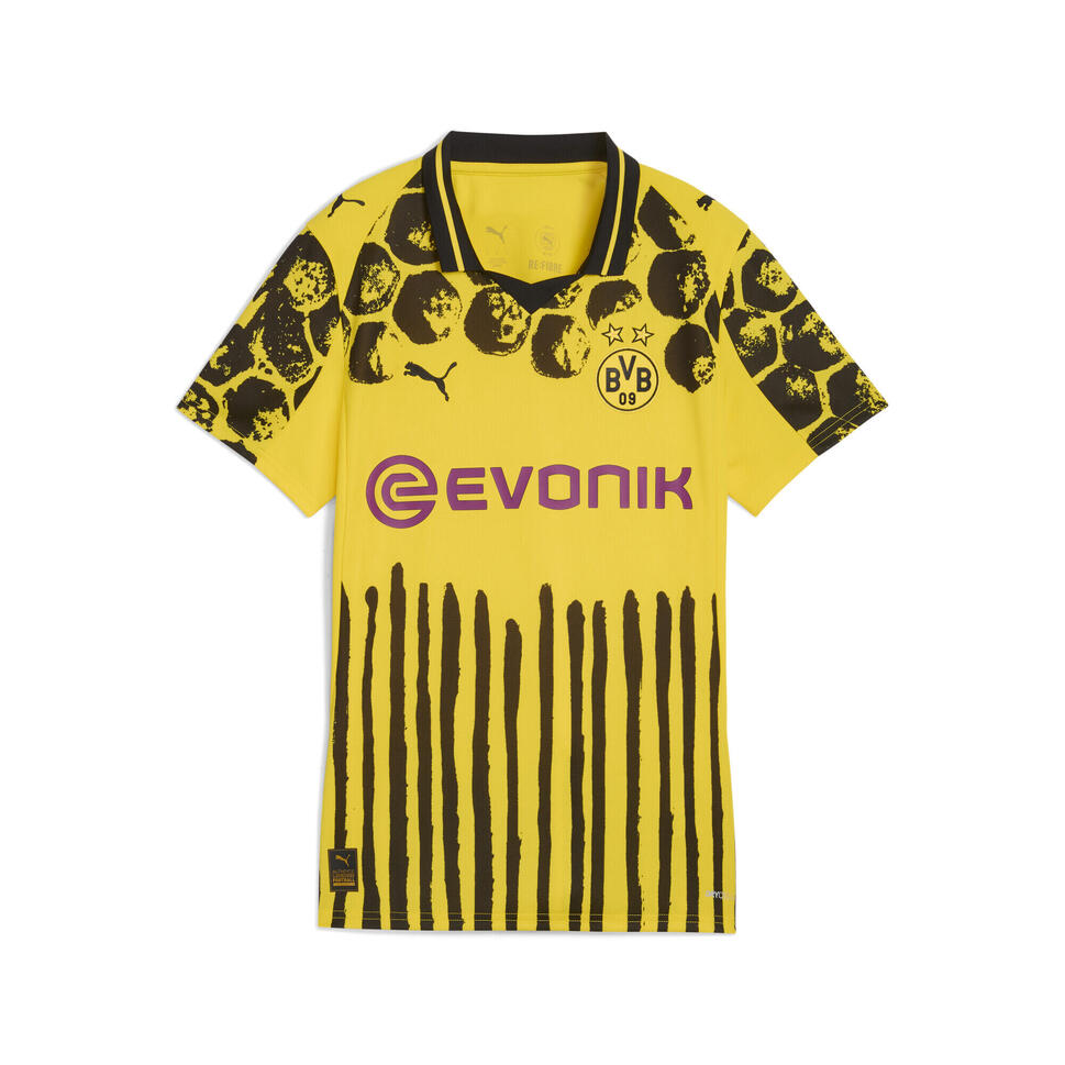Damska koszulka KIDSUPER × BORUSSIA DORTMUND PUMA Faster Yellow Black