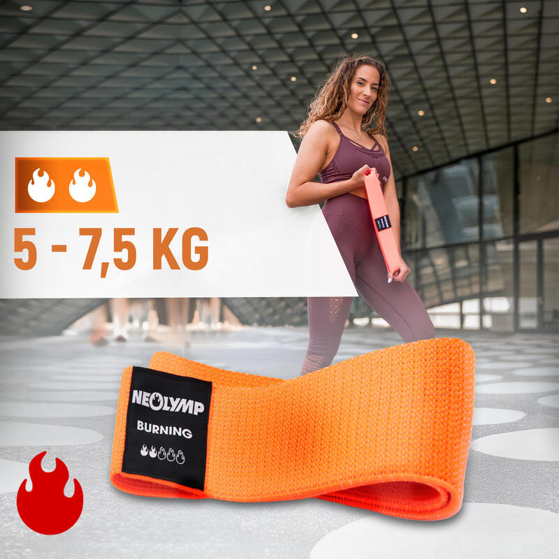 Mini Bandes Élastiques Fitness Niveau 2 - Bandes Résistantes pour Mobilité