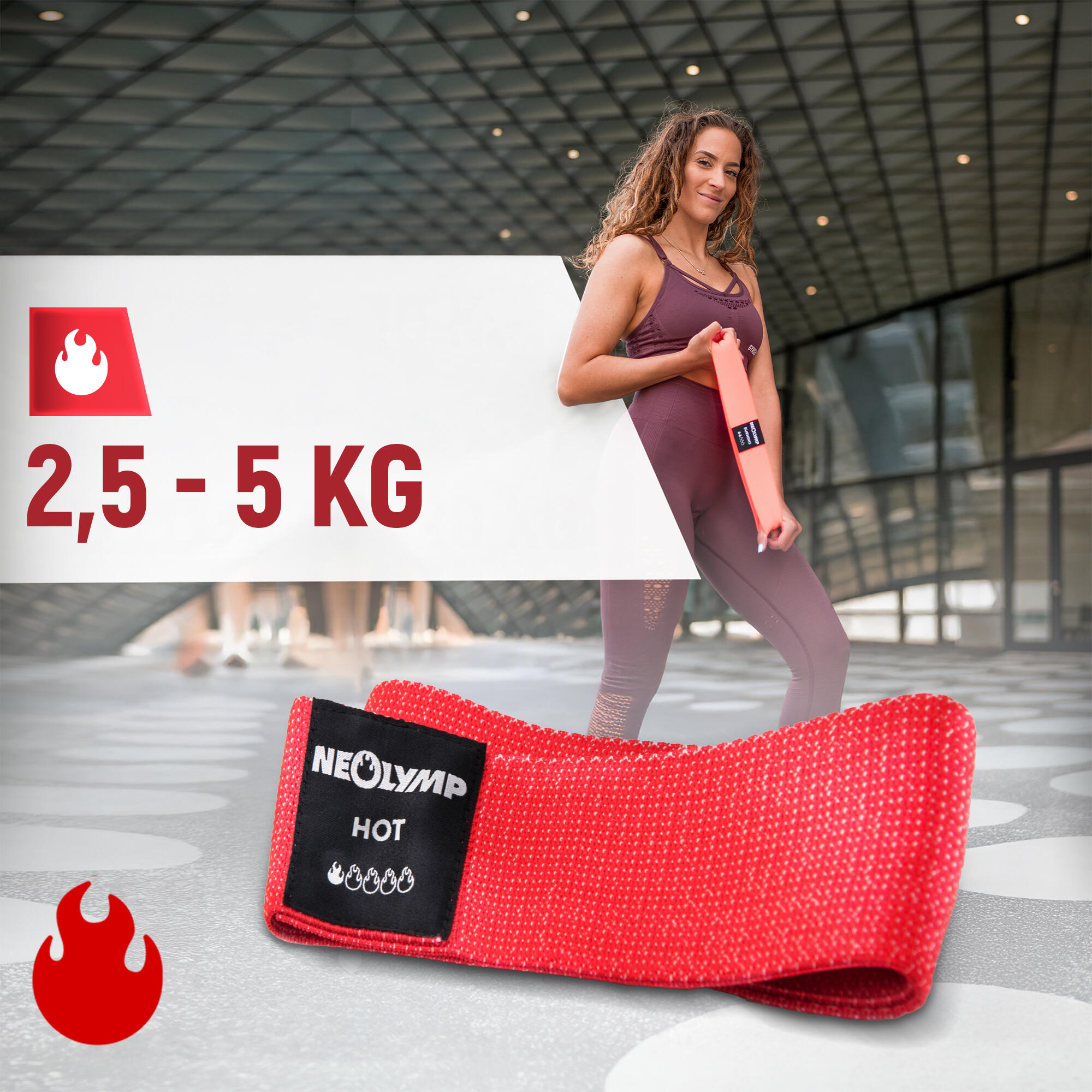 Kurze Fitnessbänder Stufe 1 – Hautfreundliche Mini Bands, robuste Mobility Bands 2/7