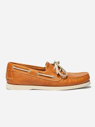 Chaussures bateau homme PHENIS Marine/Tan