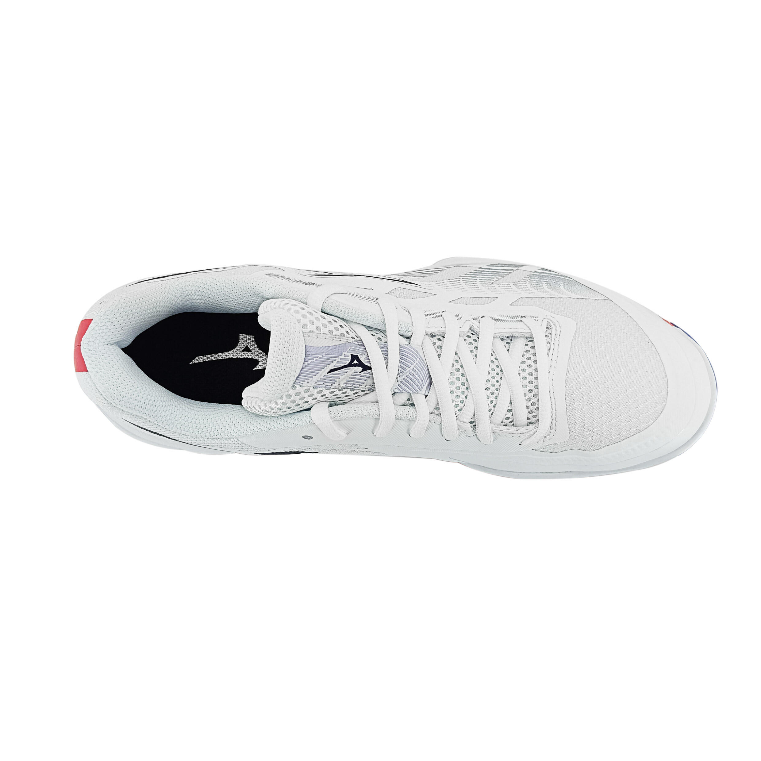 Badminton Shoe Mizuno Wave Fang EL 2 (White/Baritone Blue/Calypso