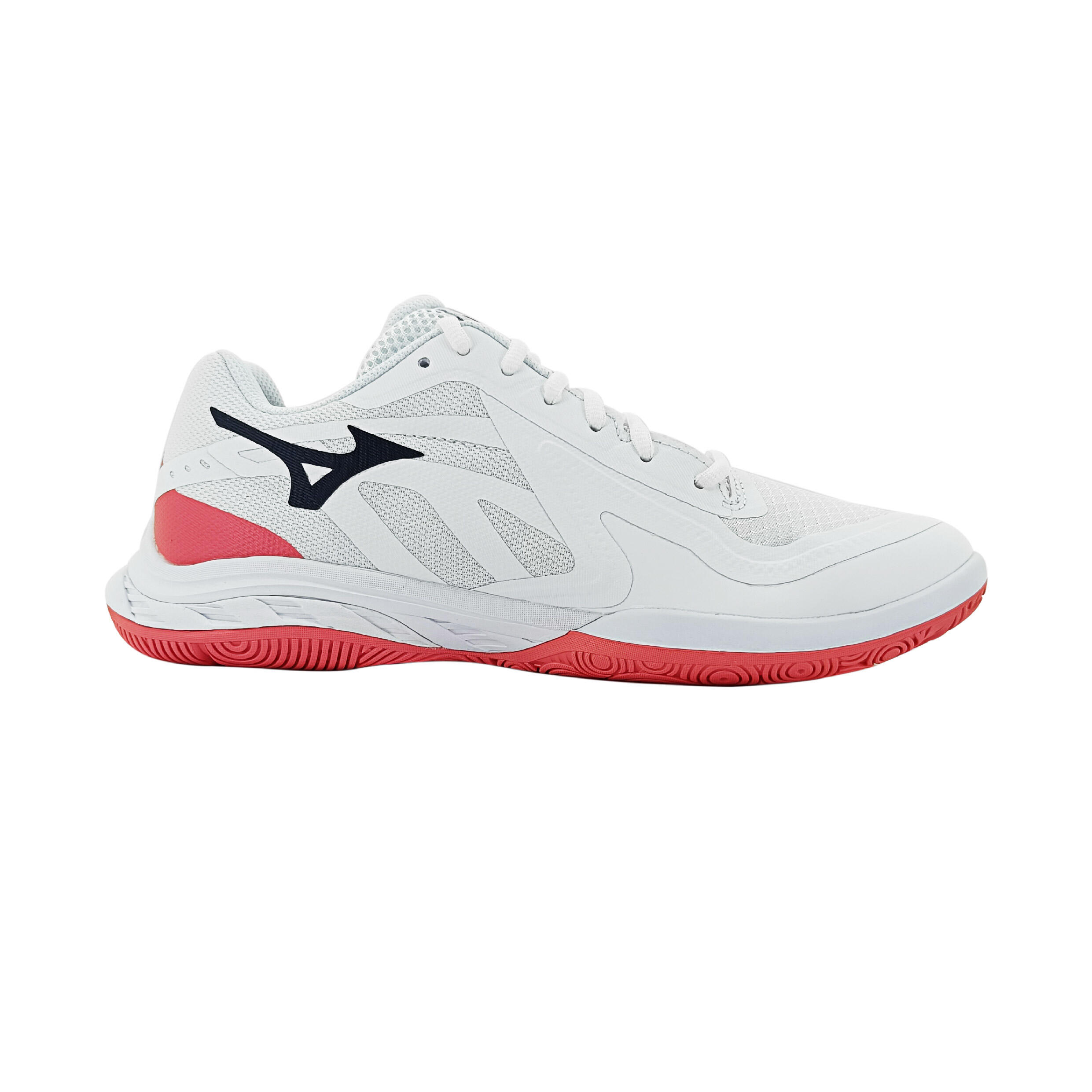 Badminton Shoe Mizuno Wave Fang EL 2 (White/Baritone Blue/Calypso
