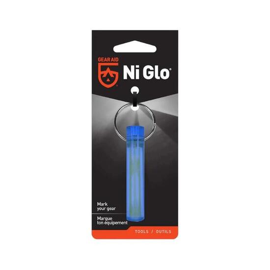 Marqueur auto-luminescent Ni-Glo bleu rechargeable 10h étanche 10x50mm