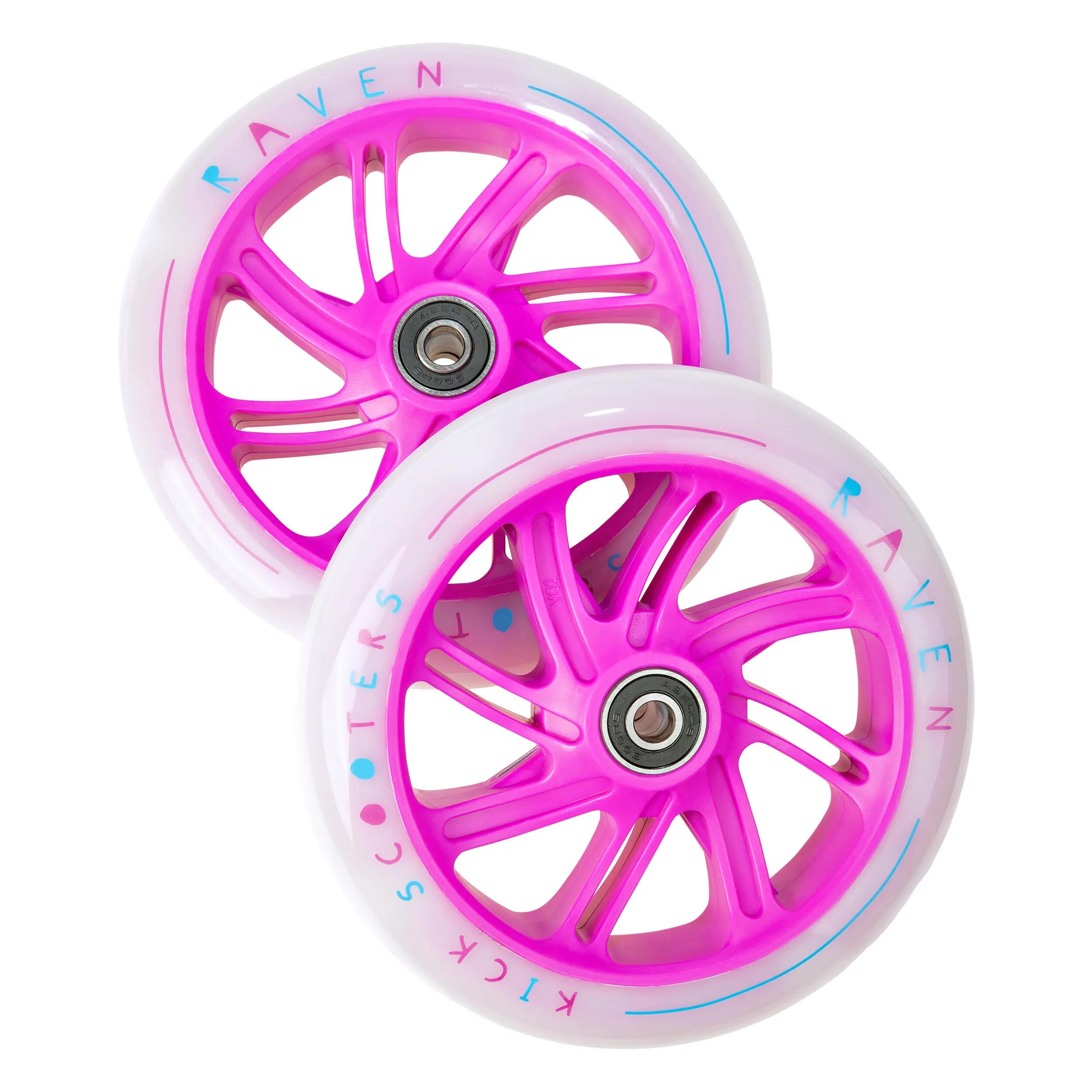 Świecące kółka do hulajnogi RAVEN Elena 145mm LED 2szt 5/5